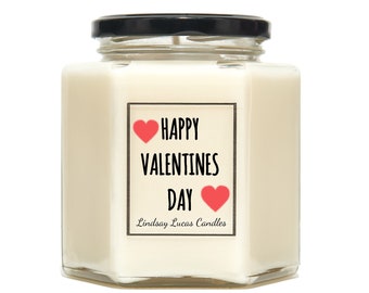 Happy Valentines Gift Scented Candle