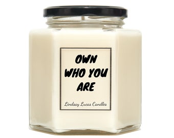 Self Love Gift, Scented Candle, Strong Woman Gift, Love Yourself, Positivity Gift, Encouragement Gift For Women, Uplifting Home Decor