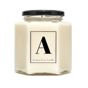 Letter A Candle Alphabet Scented Candle