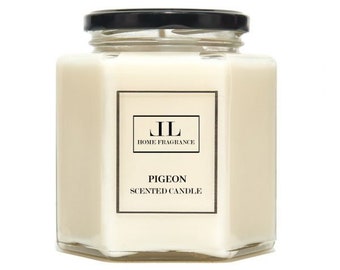 Strong Scented Candle In Pigeon Scent (Fresh Soap) ,Made with Soy Wax