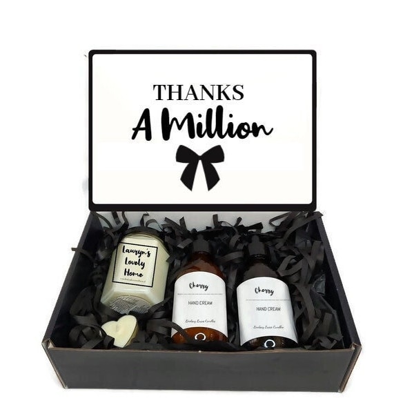 Personalised Thank You Gift Box Hamper