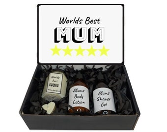 5 Star Mum Gift Box Hamper - Custom/Personalised - Worlds Best Mum