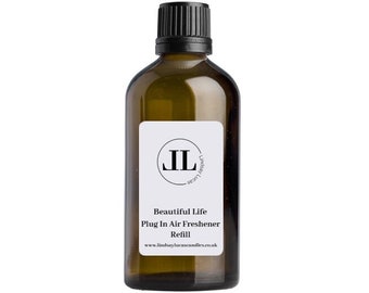 Plug In Refill Oil - Beautiful Life Scent (Perfume ) - Plug In Air Freshener Diffuser For Wall 100ml Glass Bottle