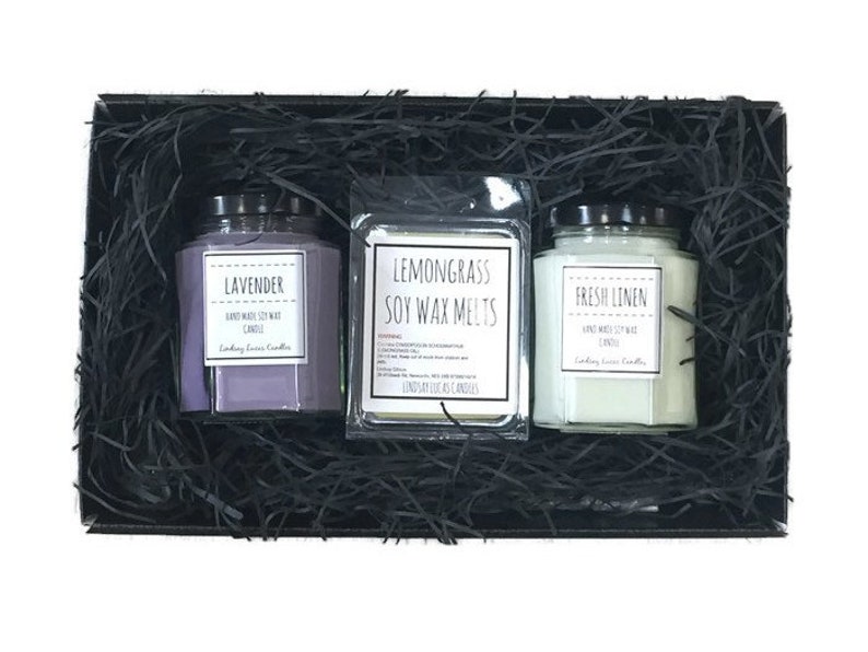 Custom Candle Hamper Scented Candle Hamper Wax Melt Hamper Etsy