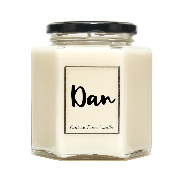 Custom Name Scented Candle Personalised Vegan Soy Candles Etsy UK