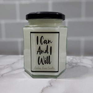 Personalised Custom Scented Candle, Customized Gift, Choose Your Own Words Or Quote, Soy Wax, Eco Friendly, Natural And Vegan, One Of A Kind image 8