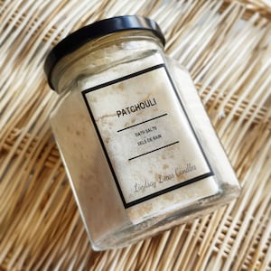 Patchouli Bath Salts, Relaxing Bath Salts, Dead Sea Salts, Destress Gift, Herbal Bath Salts