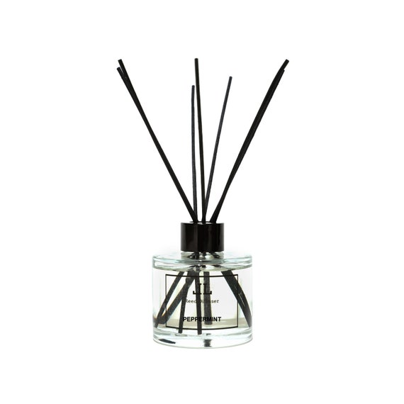 Pfefferminz REED DIFFUSOR Flasche mit Sticks, Schilföl Diffusor, Minz Duft  ätherisches Öl, natürlicher Raumduft - .de