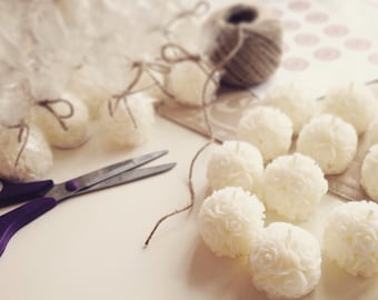 Wedding Favour Candles, Rose Candles, Mini Pillar Candles, Candle Favour, Perfect Wedding favour, Soy Wax Candles, Mini Candles, Unscented.