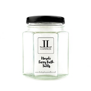 Neroli Fizzy Bath Salts, Bath Bomb Salts, Fizzing Bath Salts, Epsom Salts, Therapeutic Salts, Neroli Scent, Bath Salts, Neroli Bath Bomb