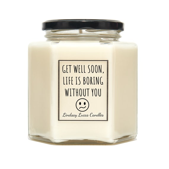 Get Well Soon Gift Candle Scented Candle Gift Gift For Etsy