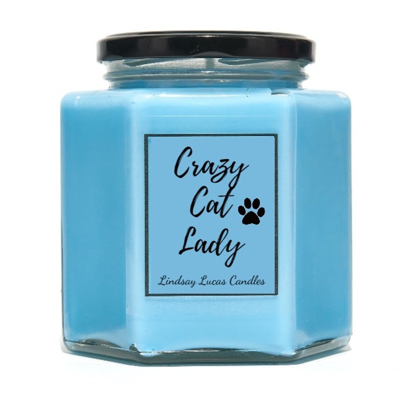 Crazy Cat Lady Scented Candle - Thumbnail 2
