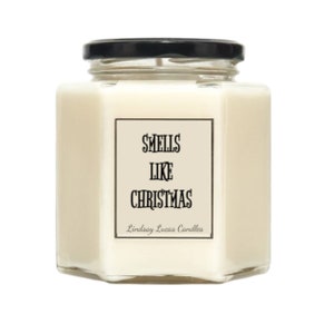 Riecht wie Weihnachten Duftkerze Geschenk, Weihnachten Soja Wachs Vegan Kerze