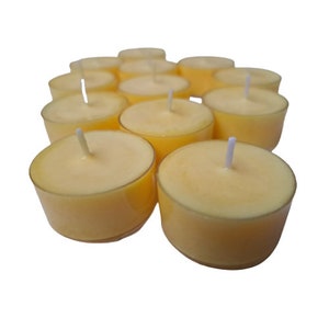 strong Scented soy wax tea light candles