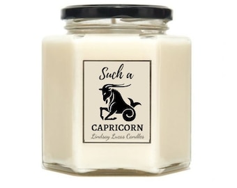 Capricorn Scented Candle Gift