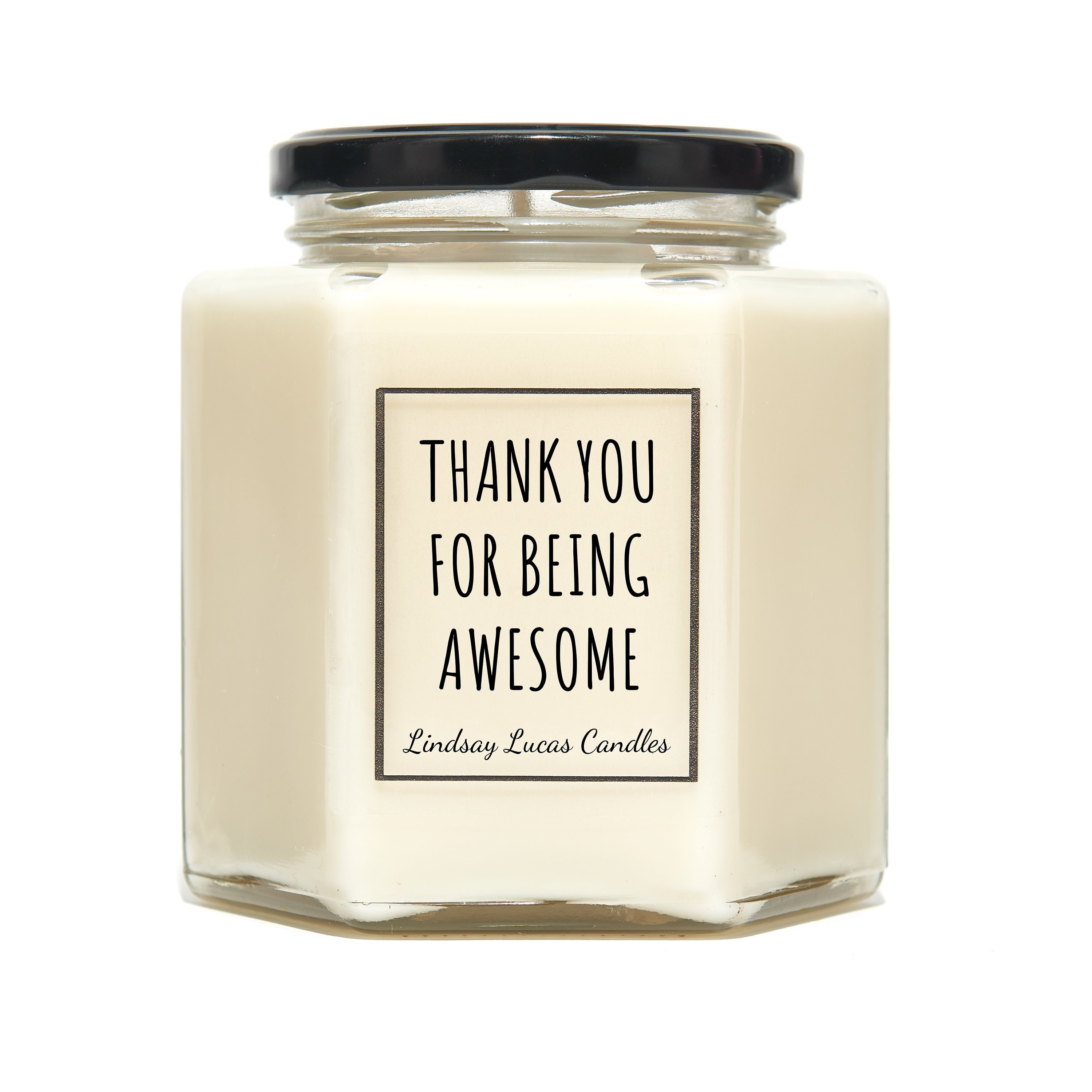 Thank You For Being Awesome Candle Candle Scented Candle Etsy