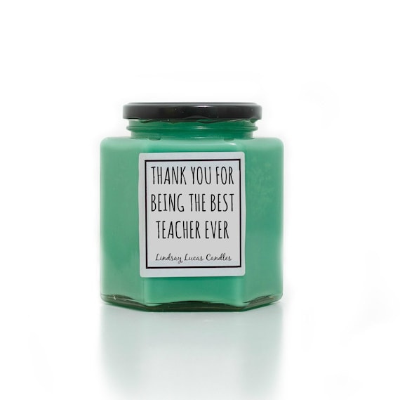 Thank you Teacher Gift Scented Candle Teacher Gift Apple ... Thank you Teacher Gift Scented Candle Teacher Gift Apple ...