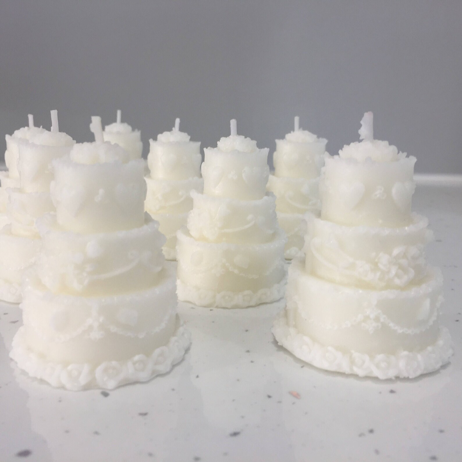 Wedding Favour Candles Wedding Cake Candle Wedding Candle Etsy UK