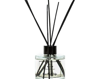 Beautiful Life REED DIFFUSER Bottle With Sticks, Fresh Scented Home Fragrance