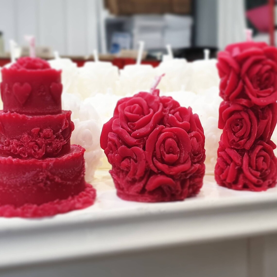 Wedding Favour Candles Wedding Cake Candle Wedding Candle Etsy