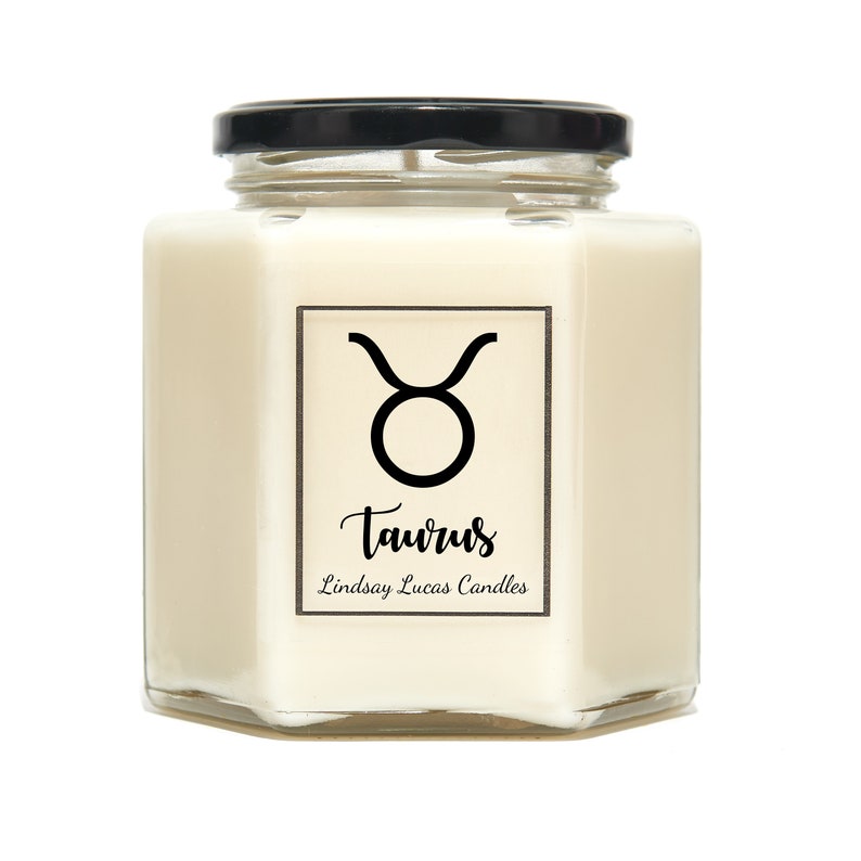 Taurus Horoscope SCENTED CANDLE Zodiac Constellation Etsy Australia