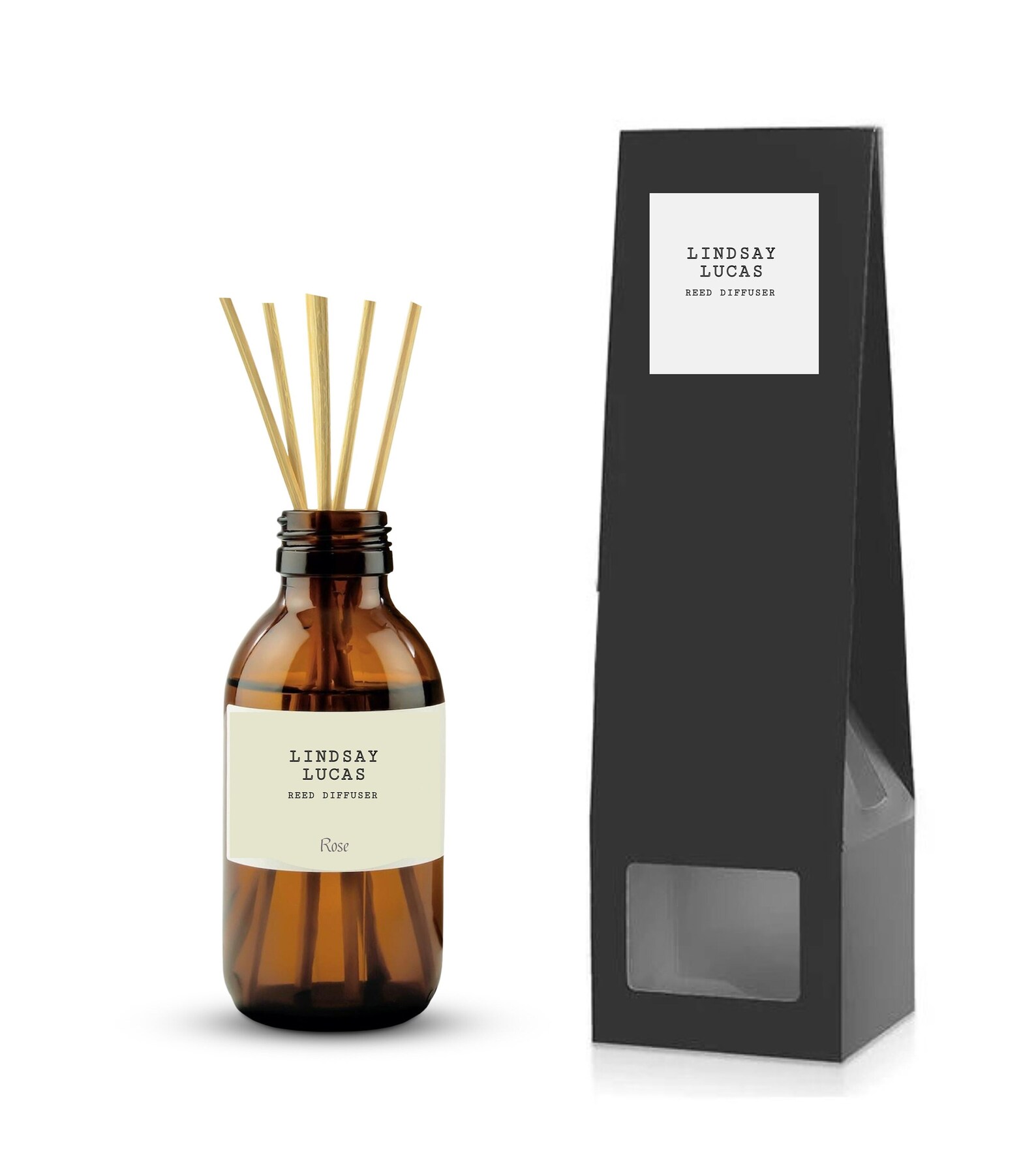 Extra Large Reed Diffuser Bottle With Sticks Rose Scent Etsy UK