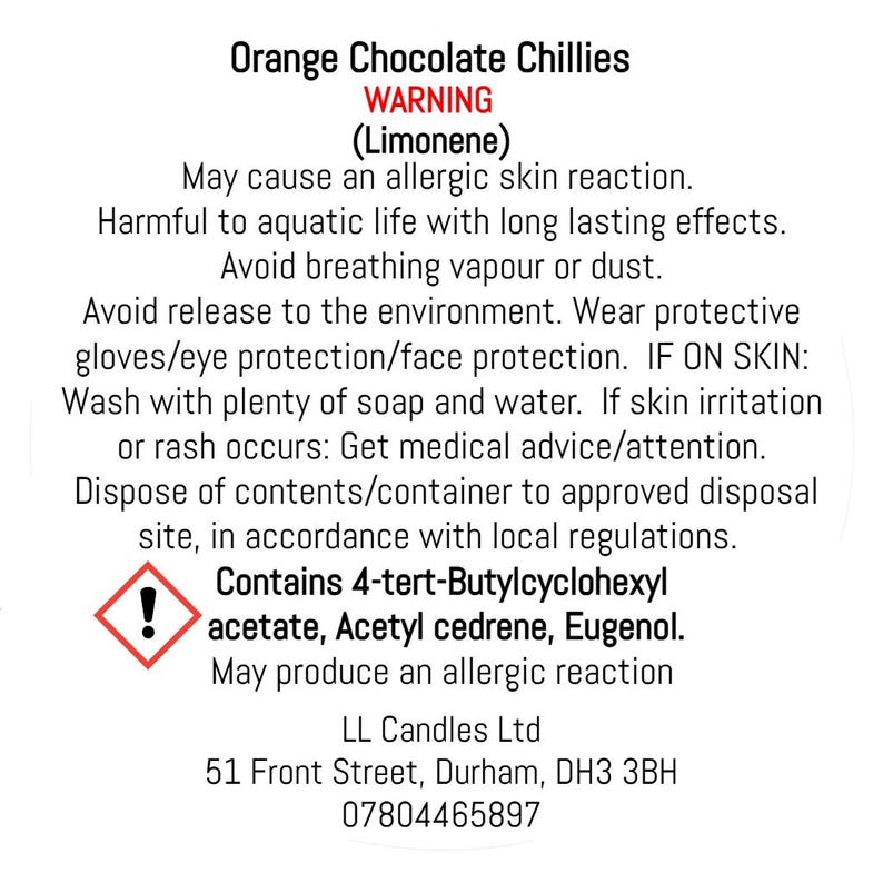 Chocolate Orange Chillies Spicy Scented Candles, Rich Fragrance Soy Wax Vegan Candle image 6