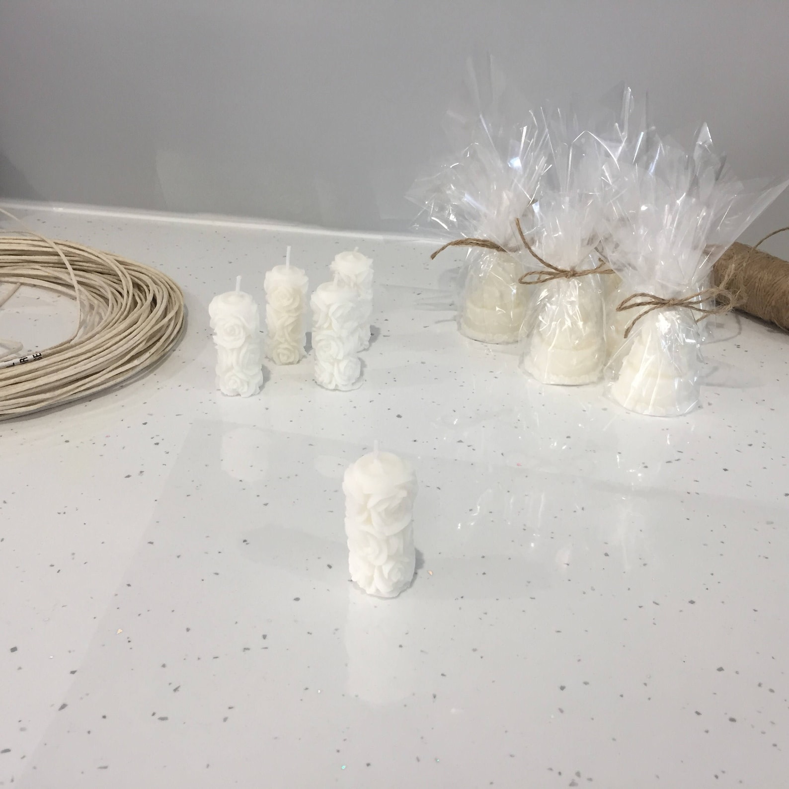 Wedding Favours Candle Favours Rose Candle Mini Candles Etsy UK