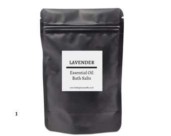 Lavender Bath Salts, Relaxing Bath Salts, Dead Sea Salts, Destress Gift, Herbal Bath Salts
