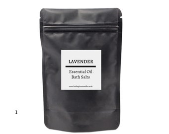 Lavender Bath Salts, Relaxing Bath Salts, Dead Sea Salts, Destress Gift, Herbal Bath Salts