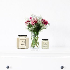 Floral Bomb Scented Candle, Feminine Perfume Copy Type, Soy Wax Vegan Candles image 5