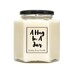 A Hug In A Jar Scented Candle Gift For Friend/Girlfriend/Boyfriend, Good Vibes, Vegan Soy Candles. Send  A Hug 