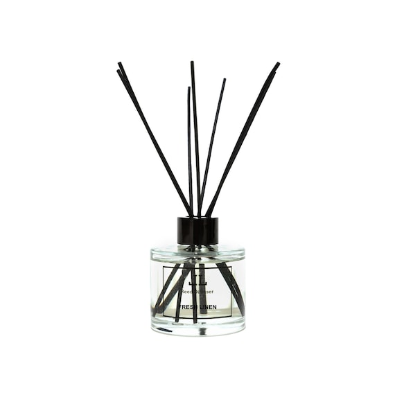 Fresh Linen REED DIFFUSER Bottle With Sticks, Spring Clean Fresh Home  Fragrance 