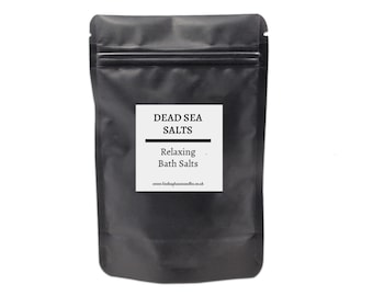 Dead Sea Salts Bath Salts, Relaxing Bath Salts, Dead Sea Salts, Destress Gift, Herbal Bath Salts