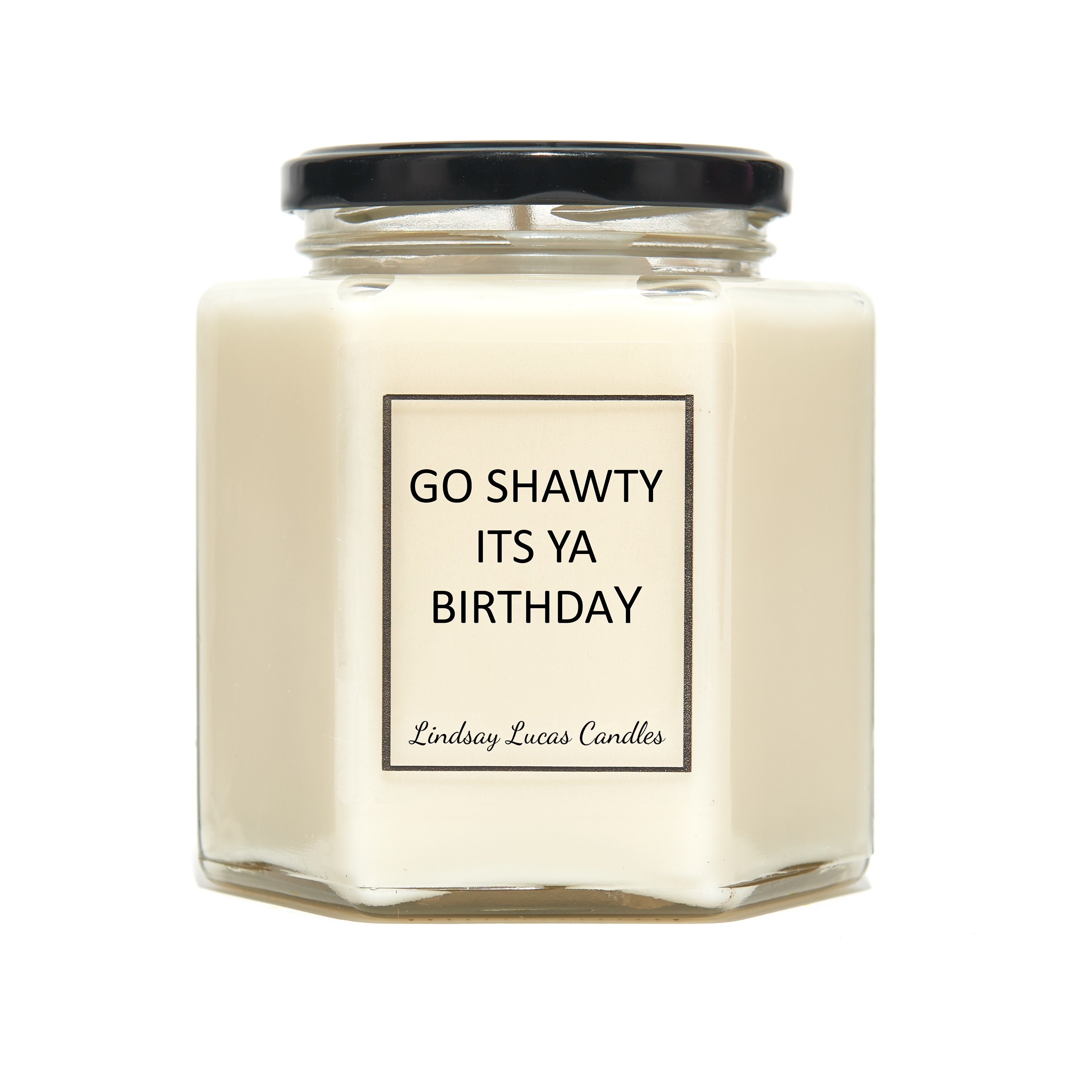 Go Shawty, It's Sherbert Day - 9oz Glass Jar Soy Candle - Vanilla Bean