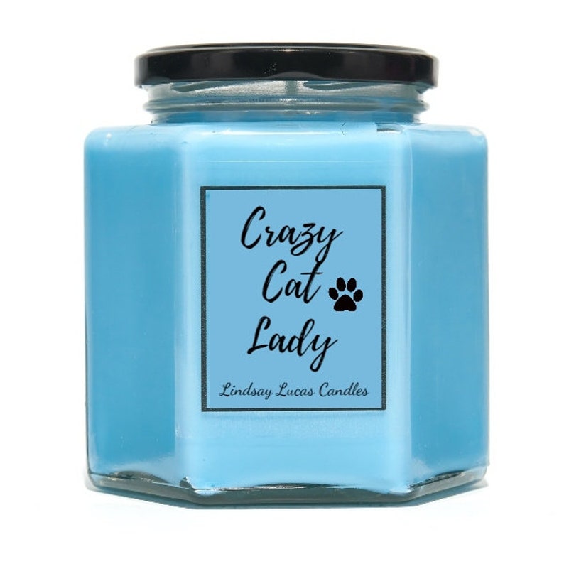Crazy Cat Lady Scented Candle - Thumbnail 4