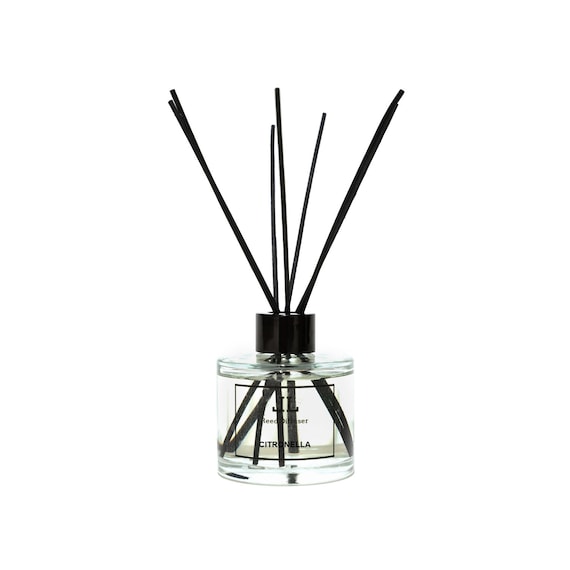 Citronella REED DIFFUSER Bottle With Sticks, Essential Oil Natural Home  Fragrance, Insect/bug Repellent 