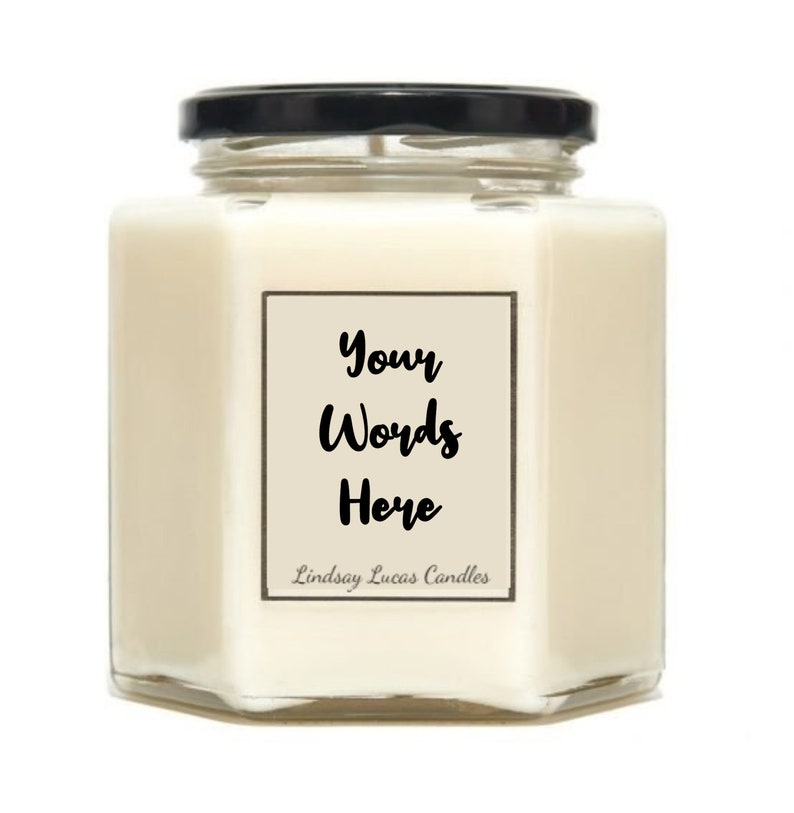 Personalised Custom Scented Candle Customized Gift Choose Etsy