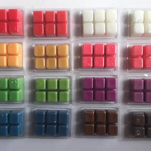 Äpple Fruktig Sojavax Smält Stark Doftande Långvariga Snap Bars. 6 Kuber Per Par, Veganska och Cruelty Free bild 5