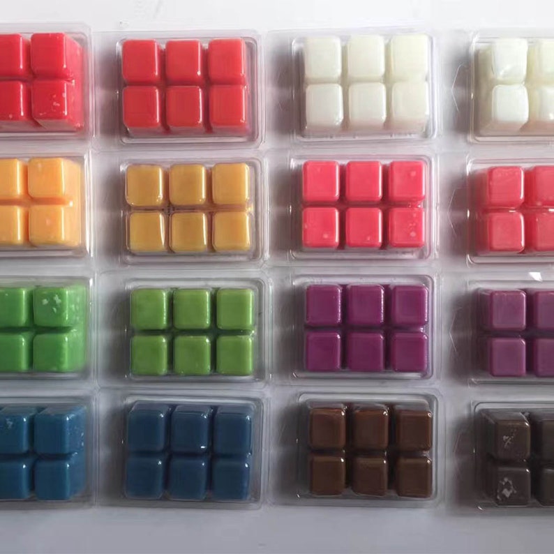 Äpple Fruktig Sojavax Smält Stark Doftande Långvariga Snap Bars. 6 Kuber Per Par, Veganska och Cruelty Free bild 5