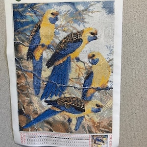 BIRDS, DIAMOND PAINTING.