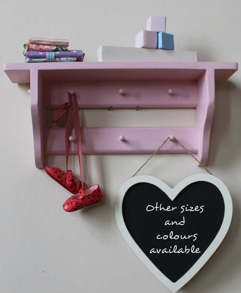 Little Shelf With Pegs Shaker Pegs Shelf Children Room Etsy UK