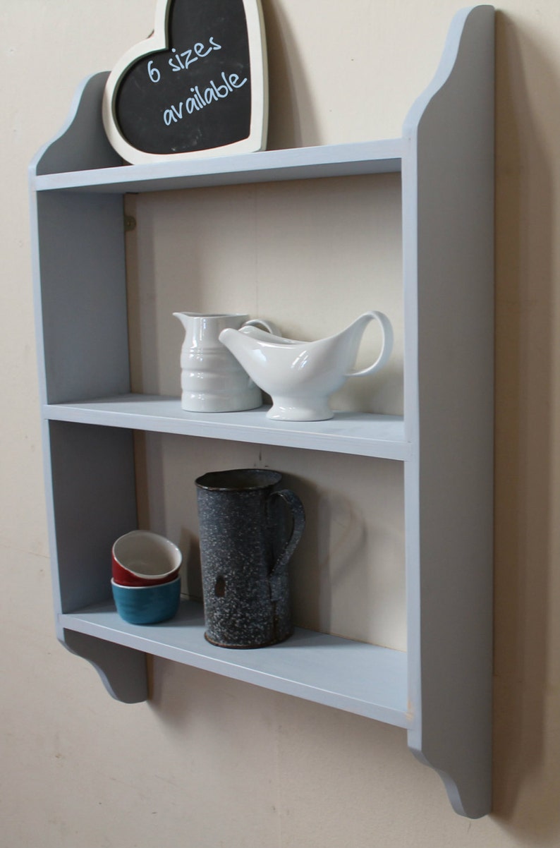 Shelf Wall Shelf Bookcase Display Unit Painted Colours Etsy UK