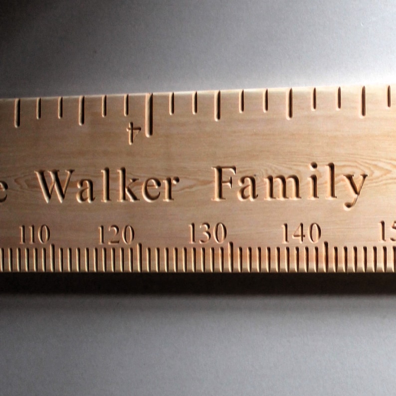 Giant Ruler Sign Growth Chart Personalized Ruler - Etsy UK