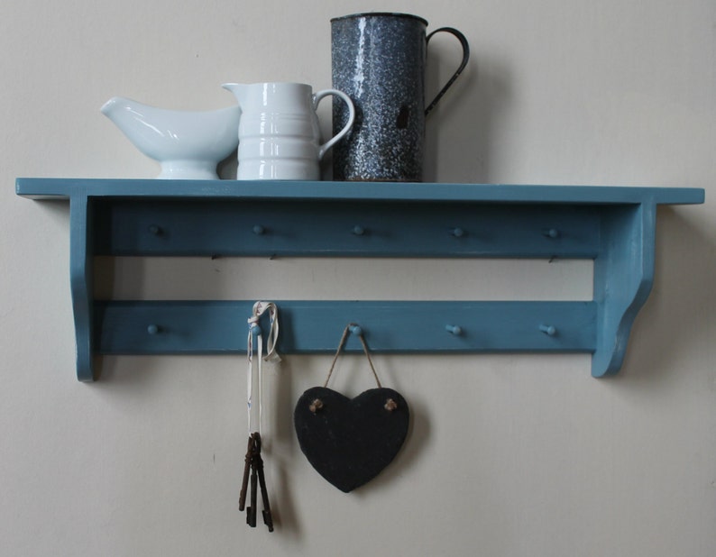 Little Shelf With Pegs Shaker Pegs Shelf Children Room Etsy UK