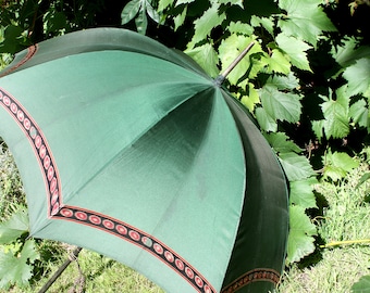 Vintage ladies Brigg umbrella with Fox Paragon frame and silver handle
