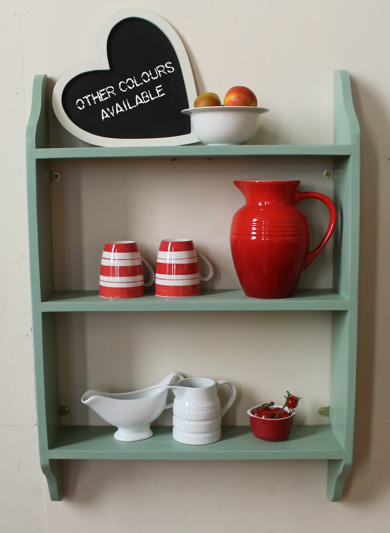 Ladder shelf living room shelving wooden shelf for kitchen storage bedroom shelving unit three tier wooden shelf hand painted shelf rustic storage shelf hand made shelving green shelf