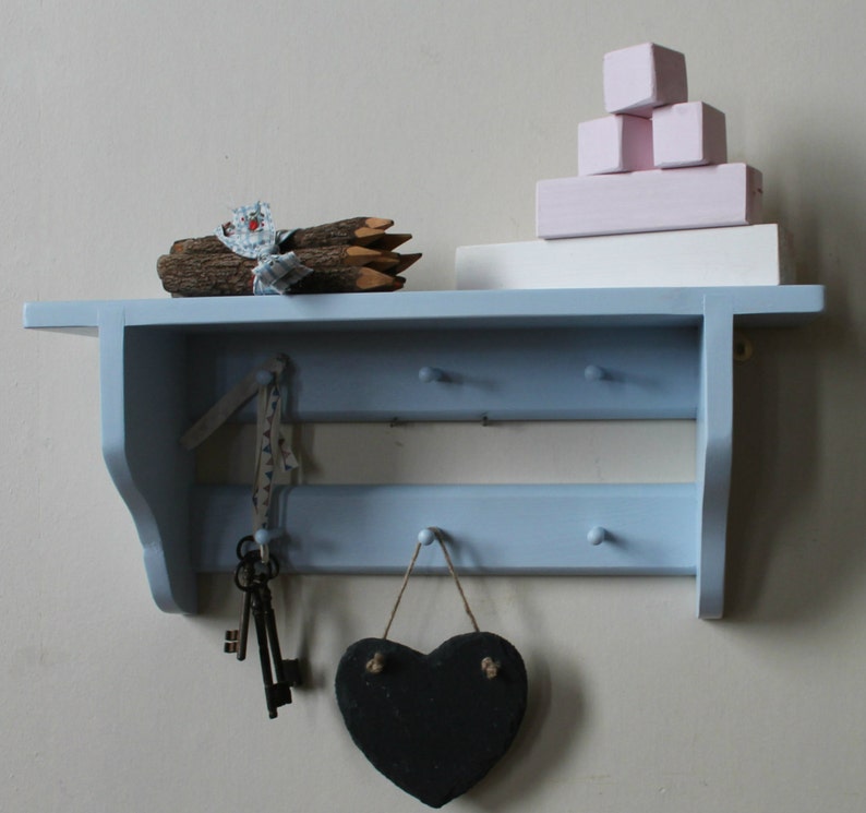 Little Shelf With Pegs Shaker Pegs Shelf Children Room Etsy UK