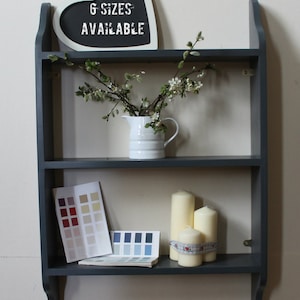 Black wood shelf living room shelving wooden shelf for kitchen storage bedroom shelving unit three tier wooden shelf hand painted shelf rustic storage shelf hand made shelving green shelf