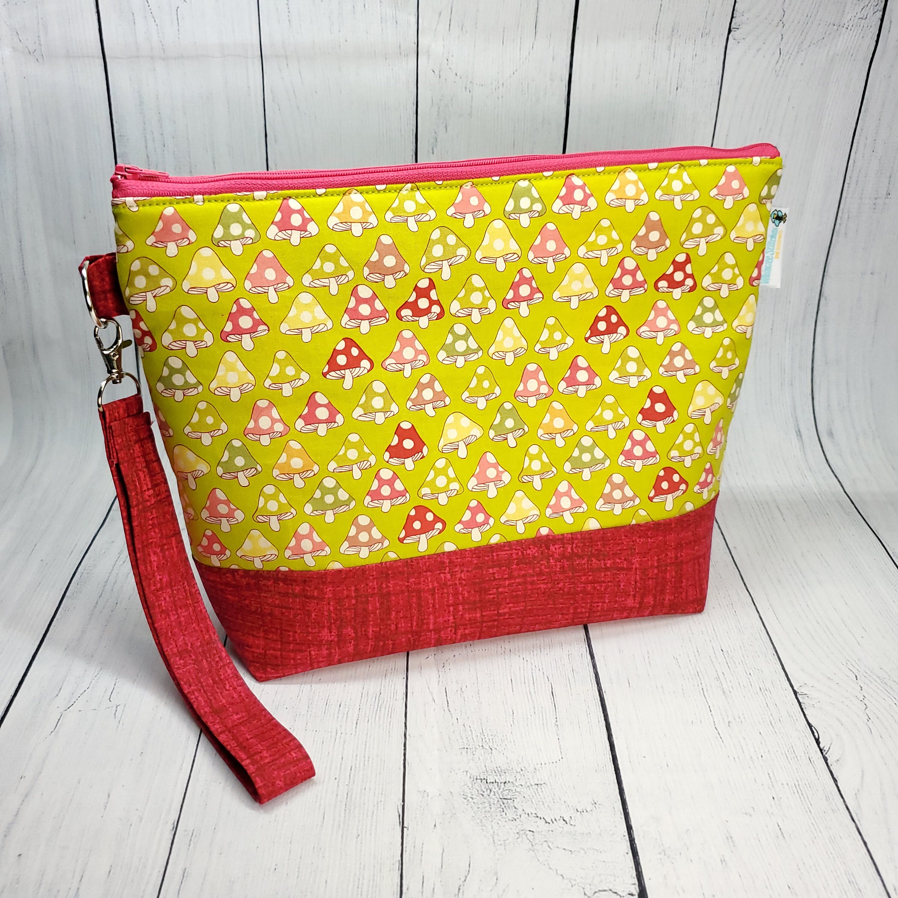 Knitting Project Bag Zipped Bag Crochet Project Bag